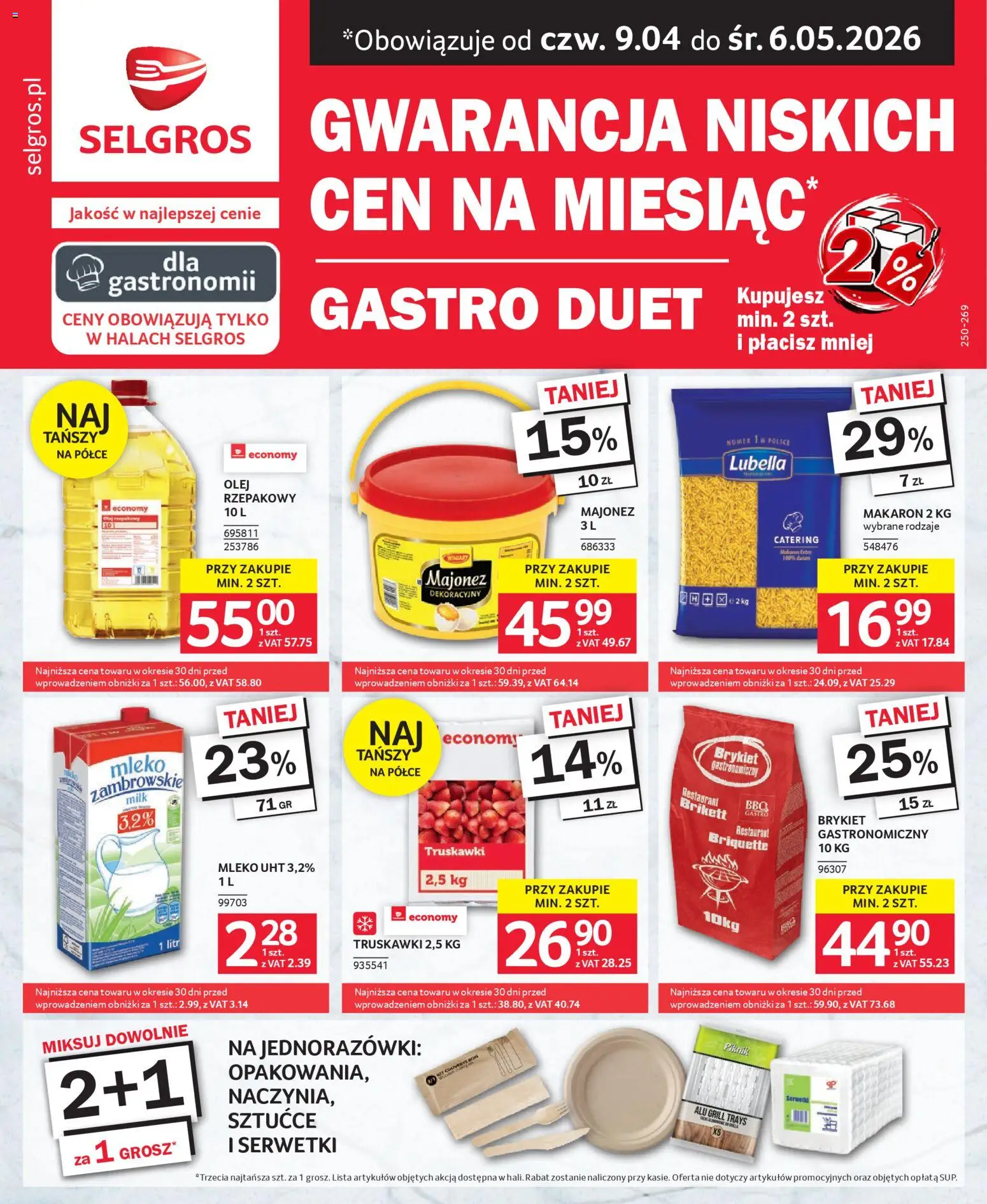 Pogląd gazetki "Selgros cash&carry - Gastro Duet" ze sklepu Selgros cash&carry ważnej od 09.04.2026