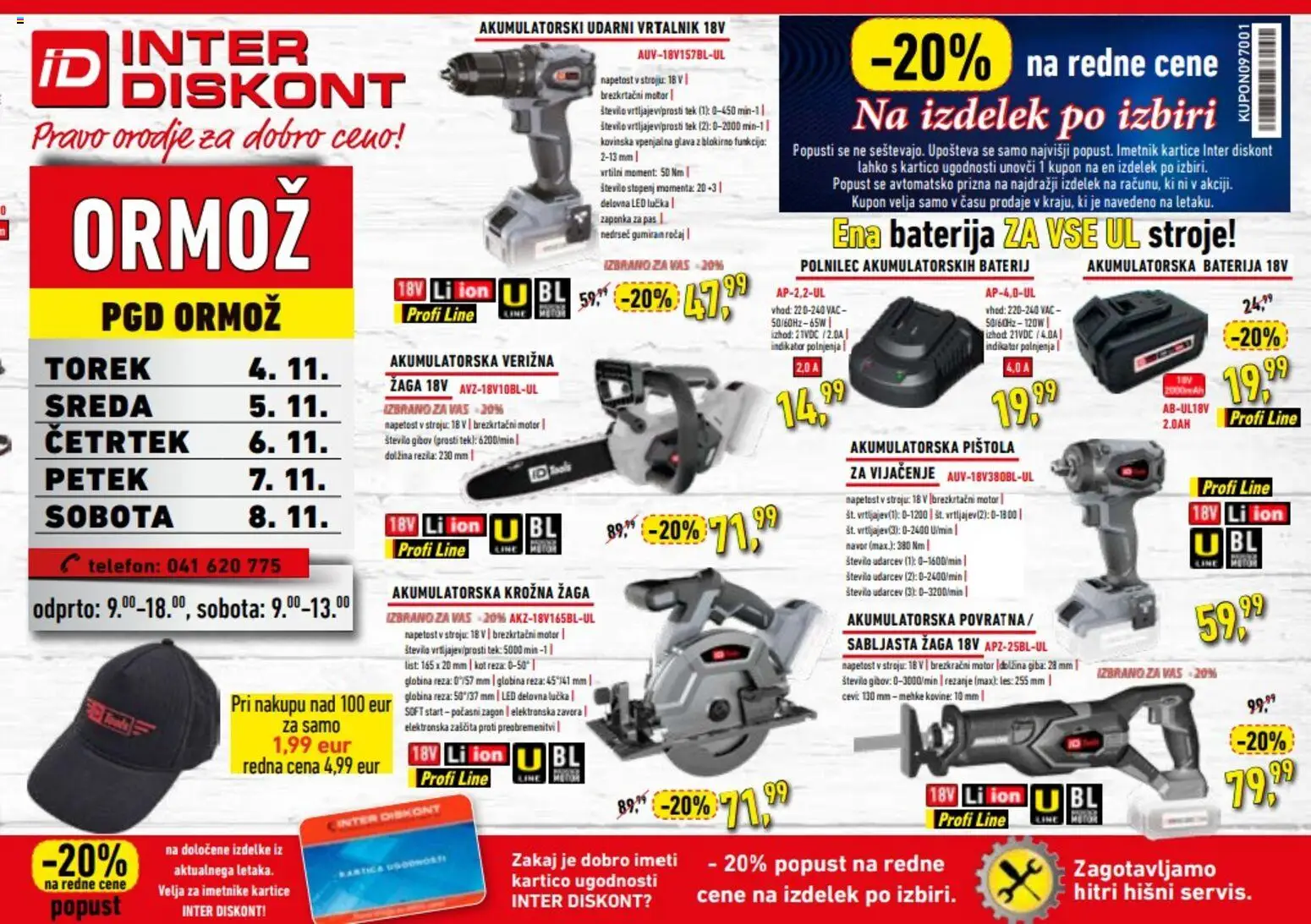 Predogled kataloga iz trgovine Inter Diskont veljaven od 04.11.2025
