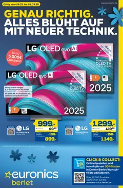 Vorschau von dem Prospekt des Geschäftes Euronics, gültig ab dem 19.03.2026