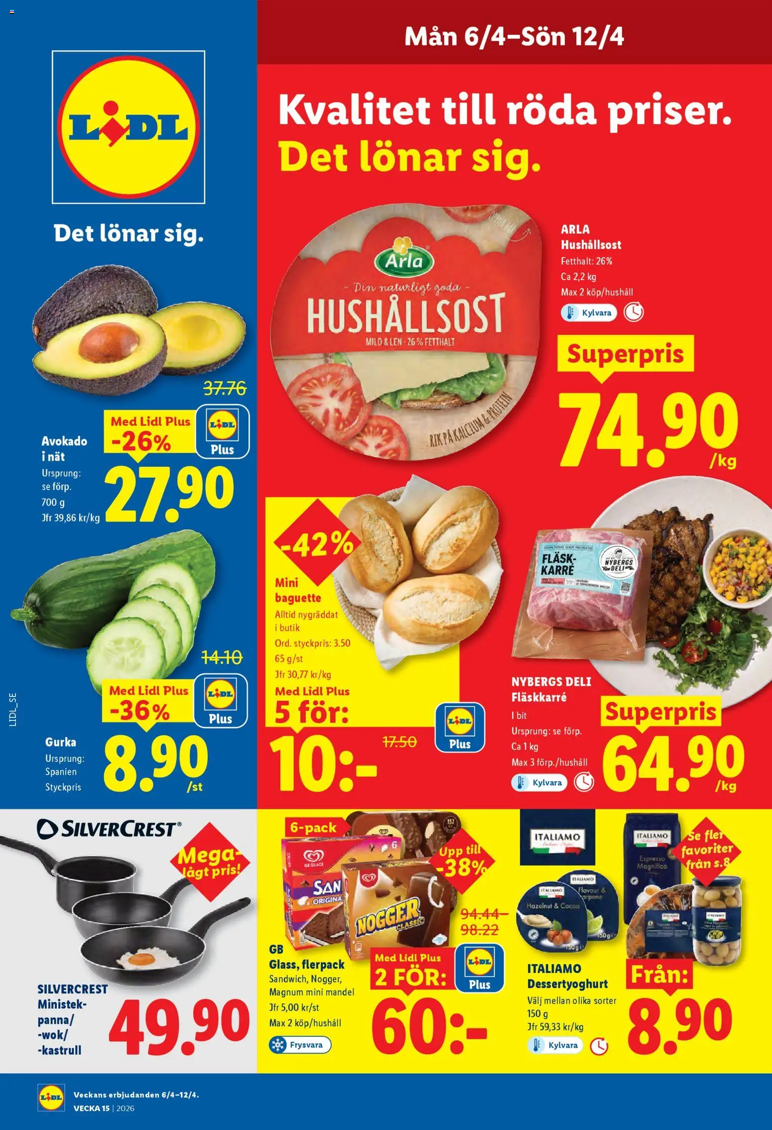 Förhandsgranska reklamblad Lidl erbjudanden från butik Lidl gäller från 06/04/2026