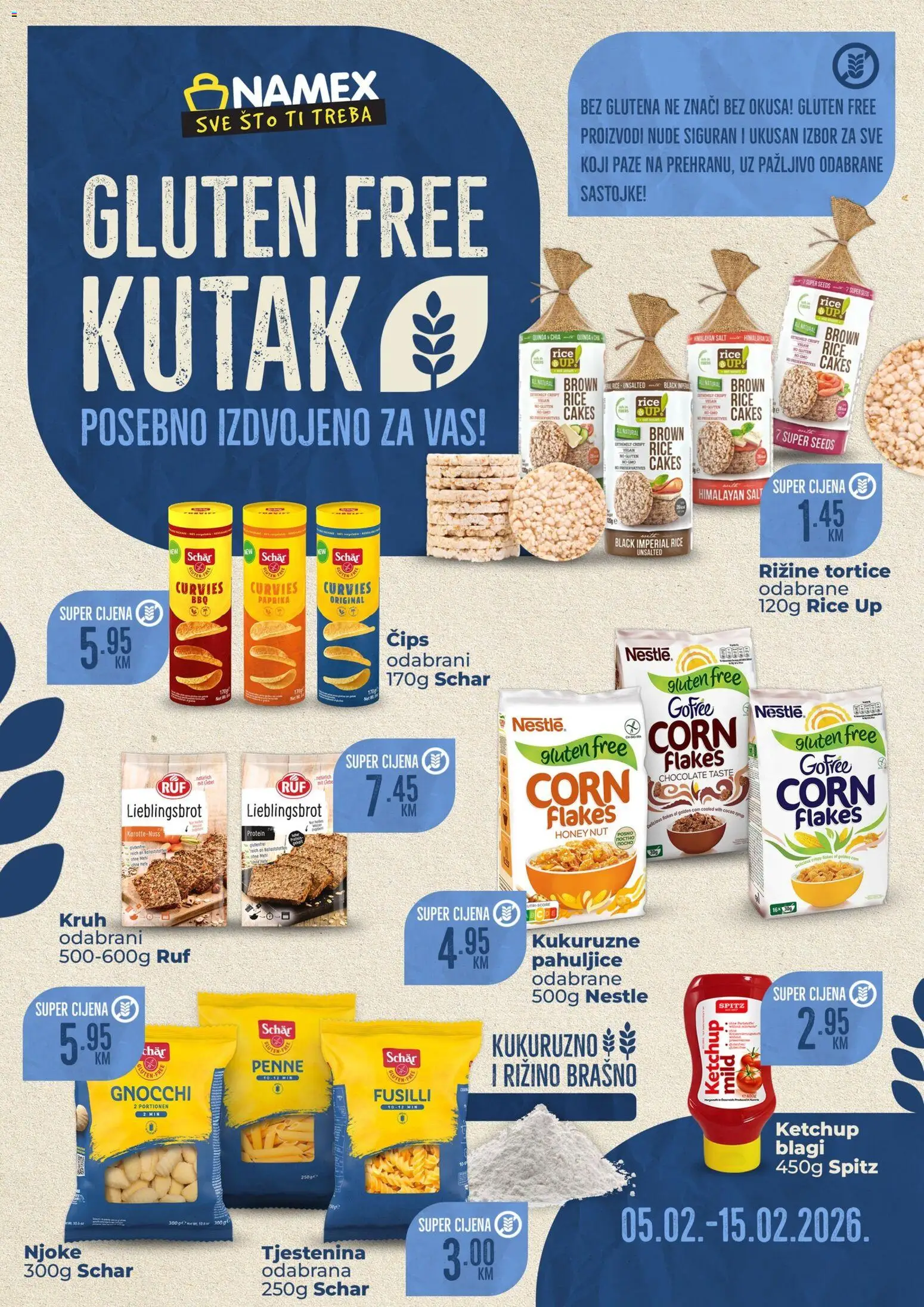 Pregled letka Katalog trgovine Namex vrijedi od 05.02.2026