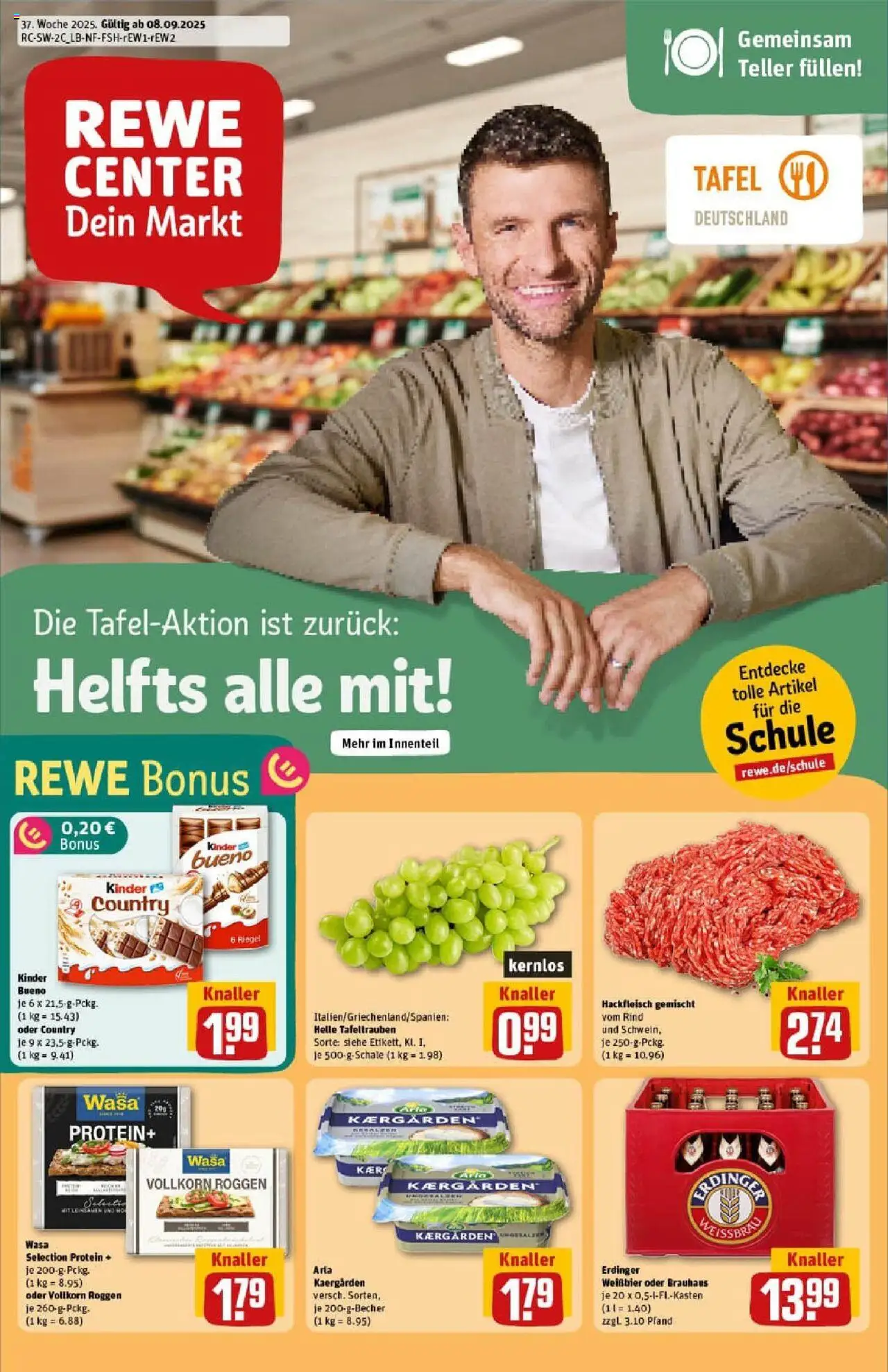 REWE Prospekt ab 07.09.2025 nächste Woche - Prospekt Zell Unter Aichelberg	