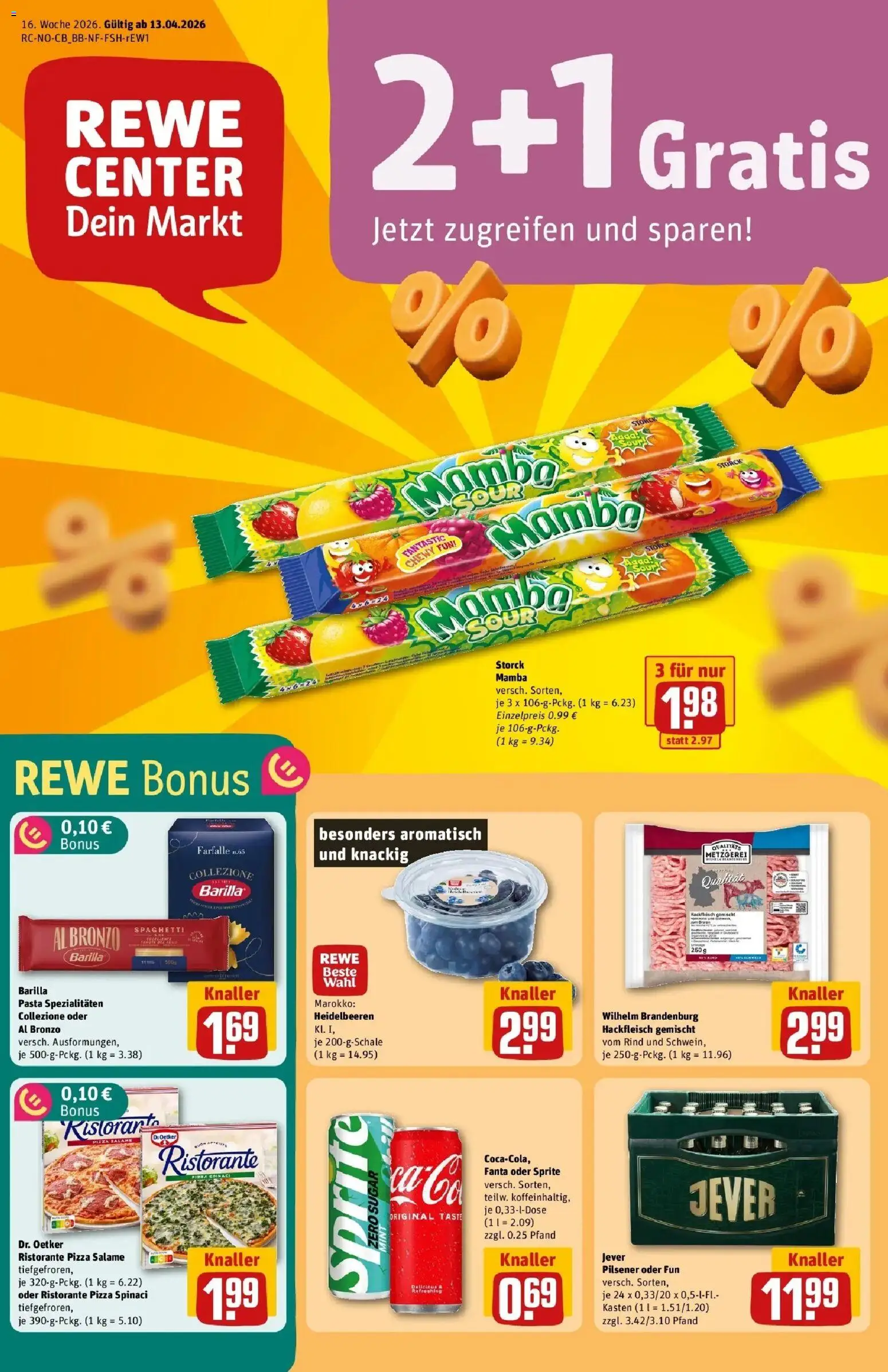 Vorschau von dem Prospekt des Geschäftes Rewe, gültig ab dem 12.04.2026