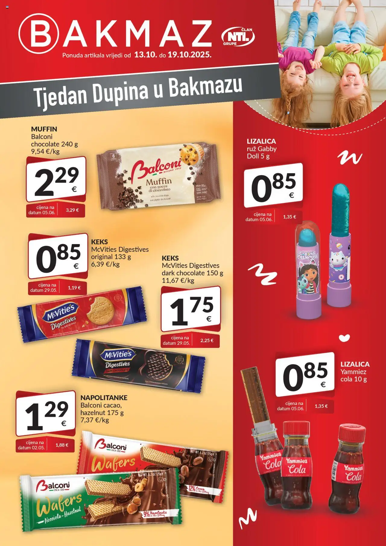 Bakmaz aktualni Tjedan Dupina vrijedi od 13.10.2025 - tjedna akcija broj stranice 1