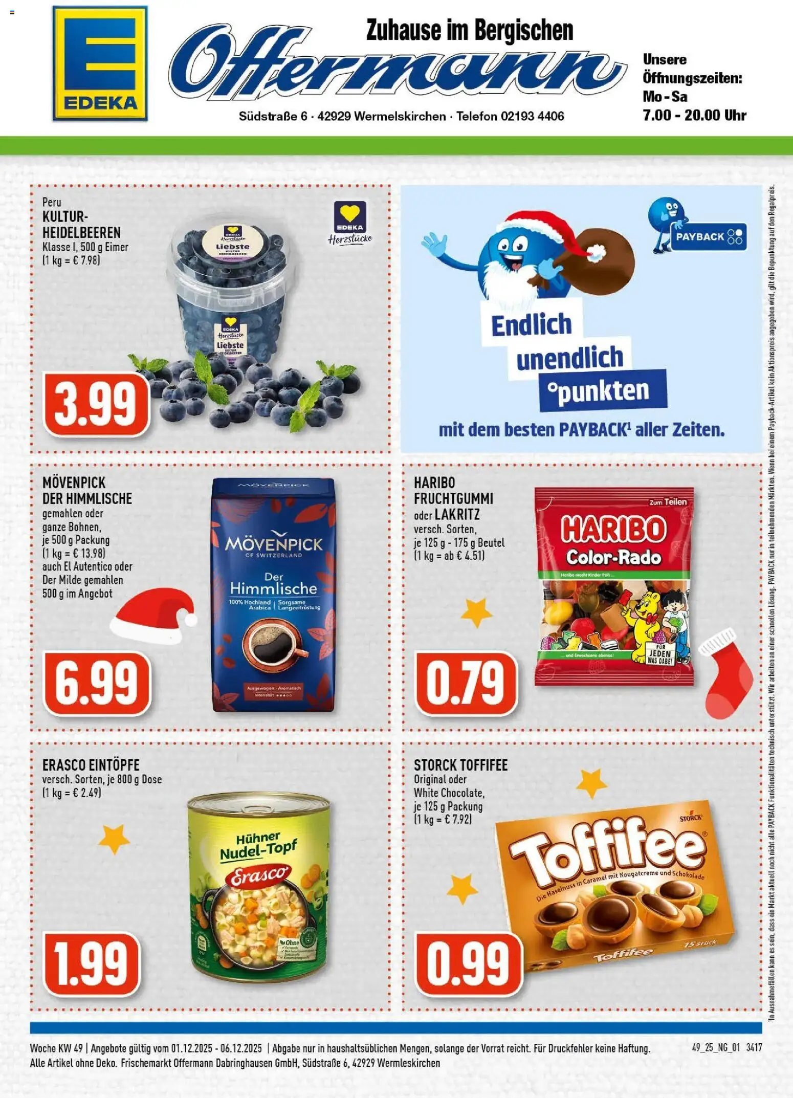 Vorschau von dem Prospekt des Geschäftes Edeka, gültig ab dem 01.12.2025