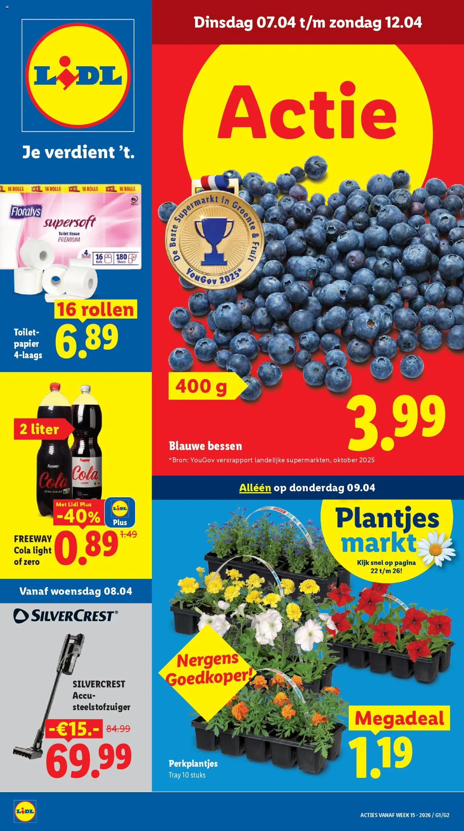 Voorbeeld van Lidl folder week 15 van winkel Lidl geldig vanaf 07-04-2026