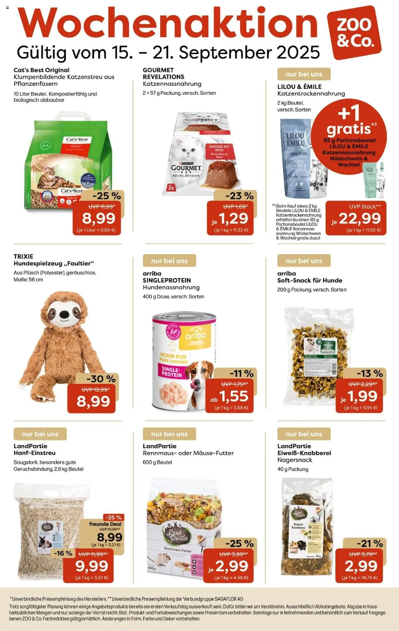 Zoo & co Prospekt (vom 15.09.2025 - 21.09.2025)