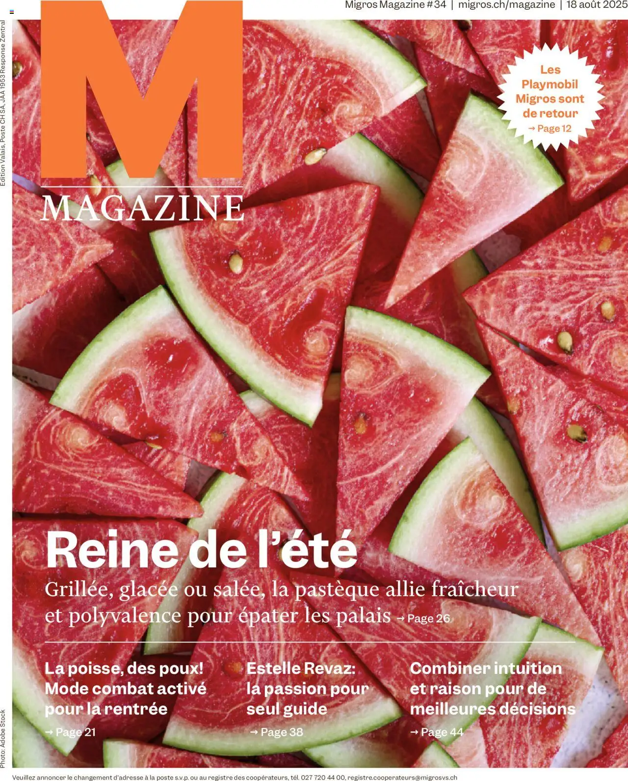 Migros Magazin ab 18.08.2025 - Seitennummer 1