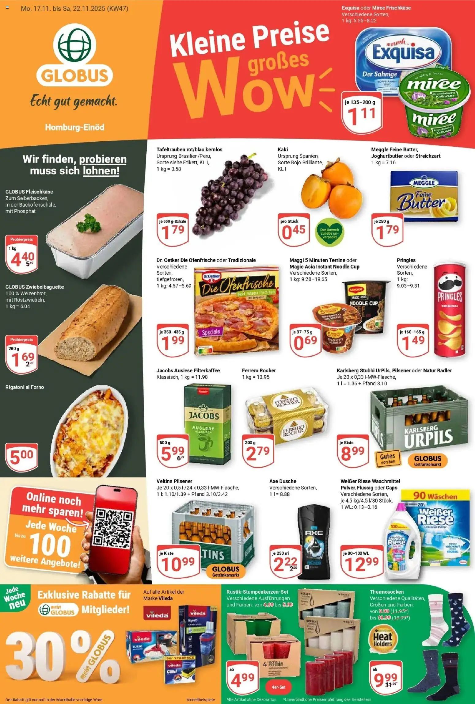 Vorschau von dem Prospekt des Geschäftes Globus, gültig ab dem 17.11.2025