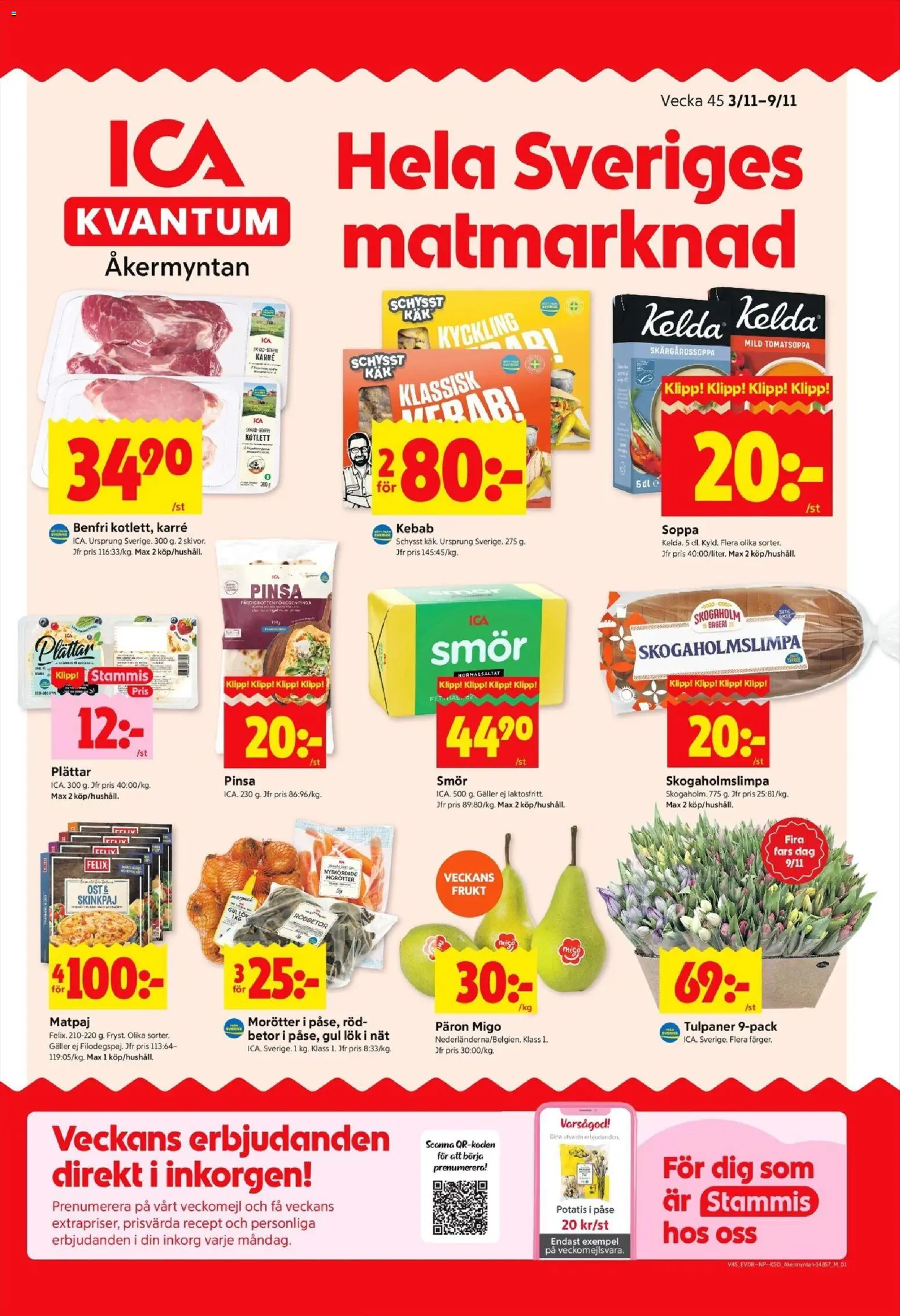 Förhandsgranska reklamblad Hässelby från butik ICA Kvantum gäller från 03/11/2025