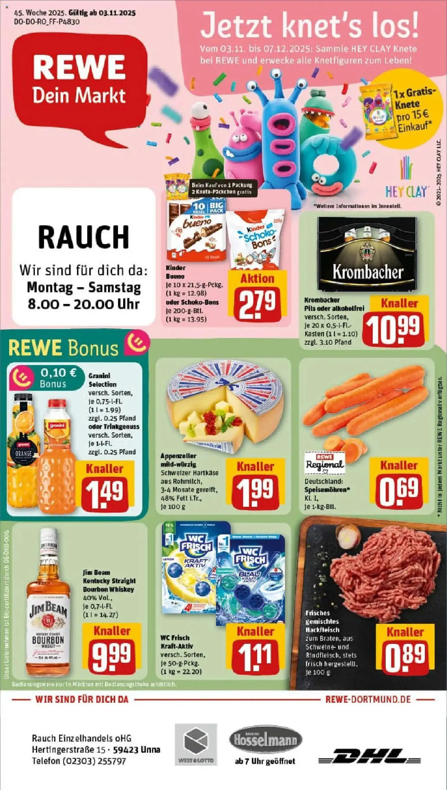 Vorschau von dem Prospekt des Geschäftes Rewe, gültig ab dem 02.11.2025