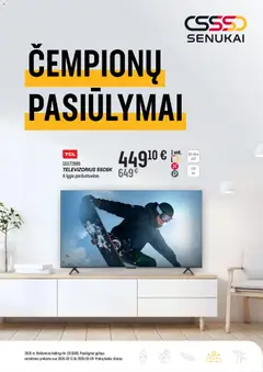 Senukai parduotuvės leidinio Leidinys - Čempionų pasiūlymai galiojančio nuo 2026.02.11 peržiūra