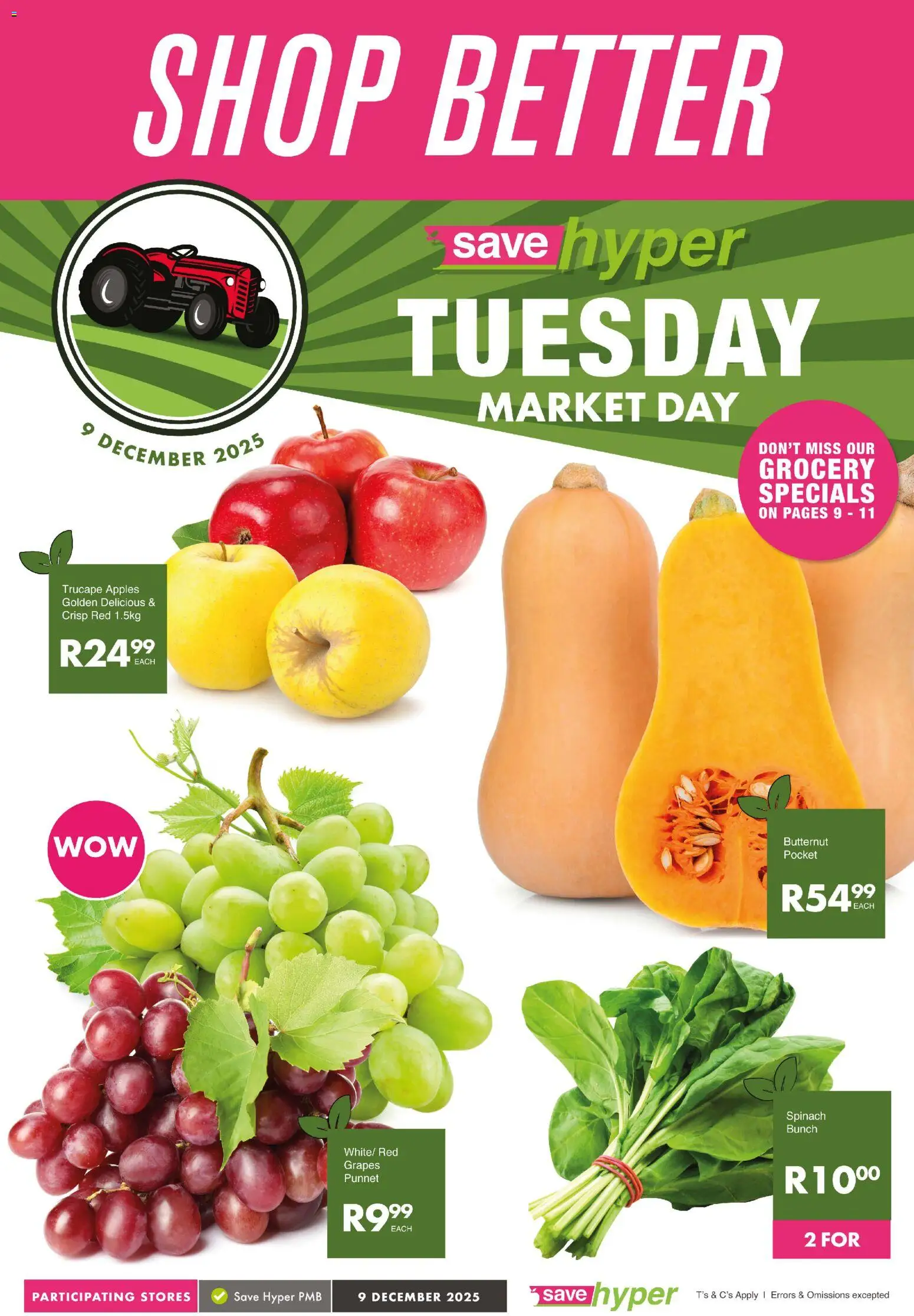 Preview of Save flyer valid from 09/12/2025 - Apples, Grapes