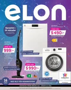 Förhandsgranska reklamblad Aktuella reklamblad Elon från butik Elon gäller från 16/02/2026