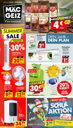 Vorschau von dem Prospekt des Geschäftes Mäc Geiz, gültig ab dem 04.08.2025