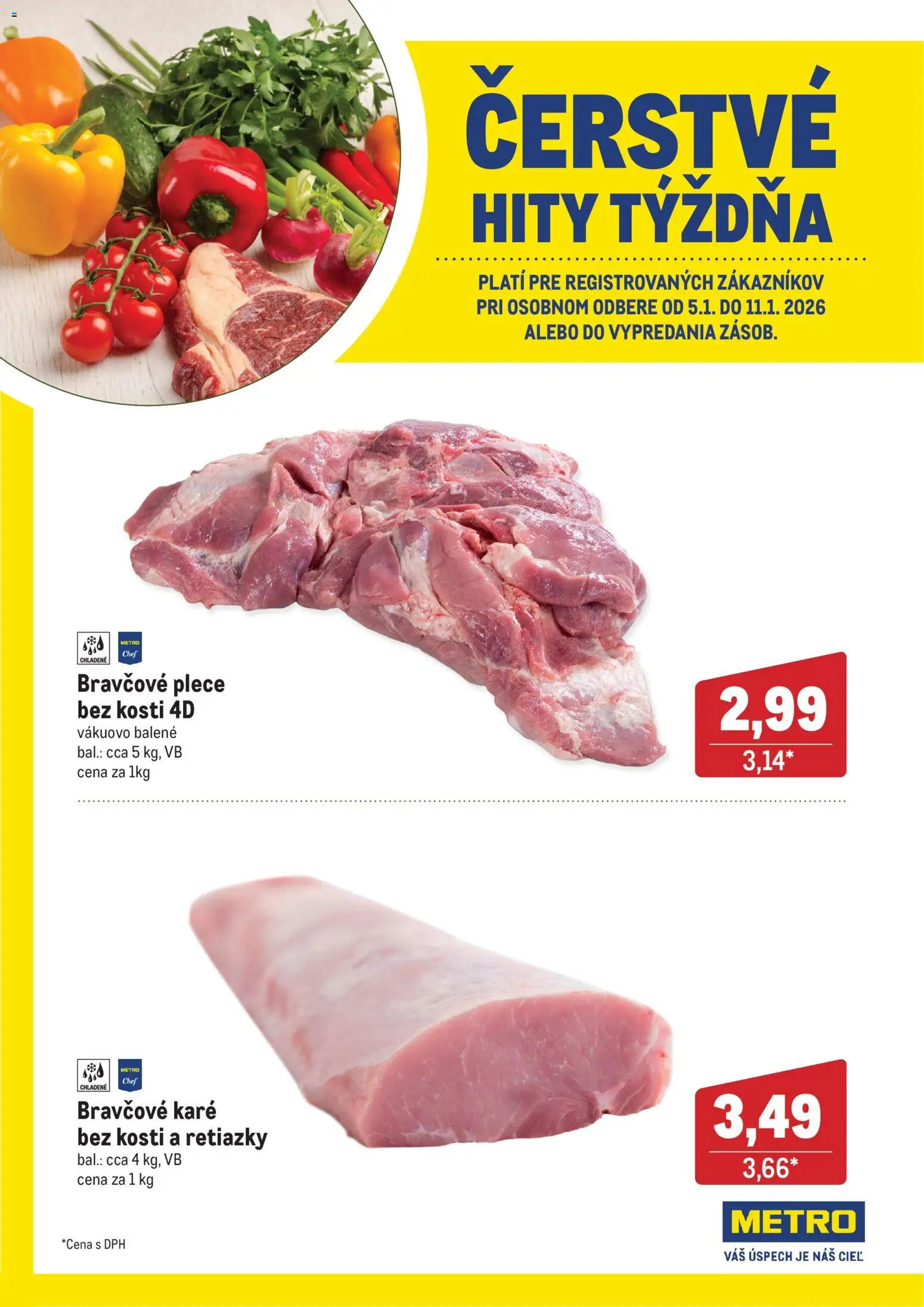 Náhľad Metro letáku platného od 05.01.2026 - Bravčové karé, Bravčové plece