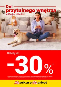 Pogląd gazetki "Dni przytulnego wnętrza" ze sklepu Merkury Market ważnej od 22.11.2025