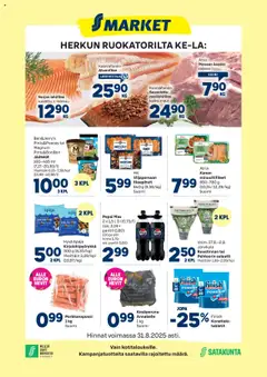 Kaupan S-market Tarjoukset esikatselu, voimassa 27/08/2025