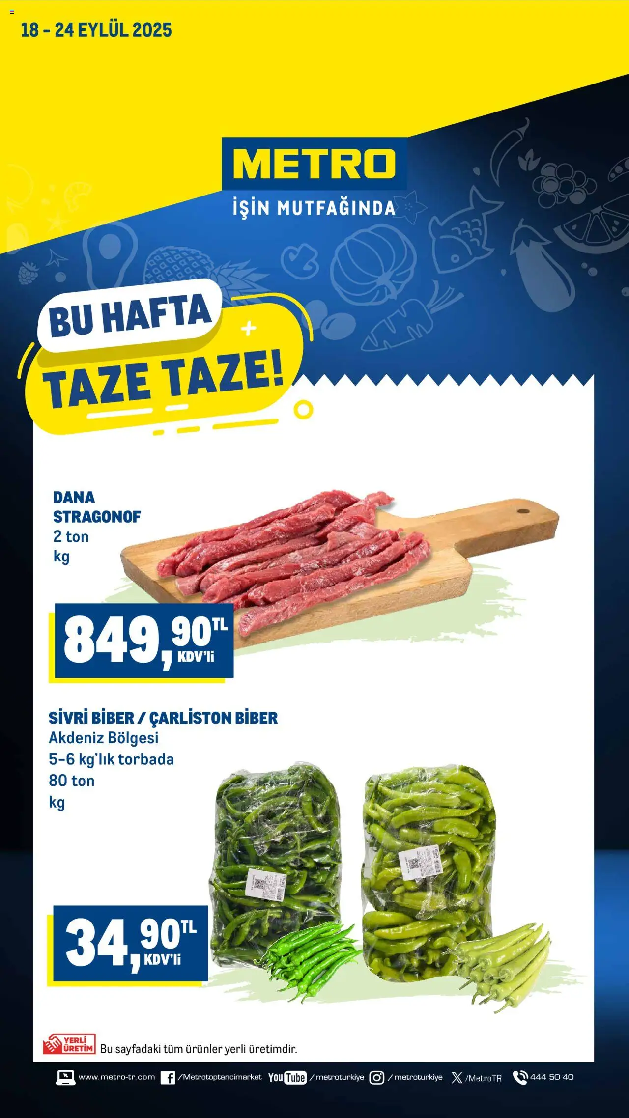 Metro Katalog (18 - 24 Eylül 2025) - Sayfa numarası 1