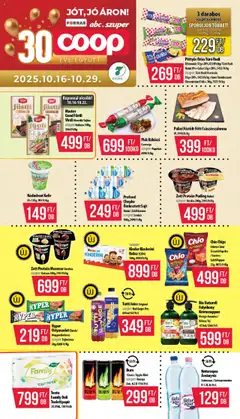 COOP - Akciós újság COOP megtekintése, amely érvényes 2025.10.16.-től