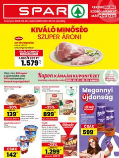 Spar - Akciós újság Spar megtekintése, amely érvényes 2025.08.28.-től