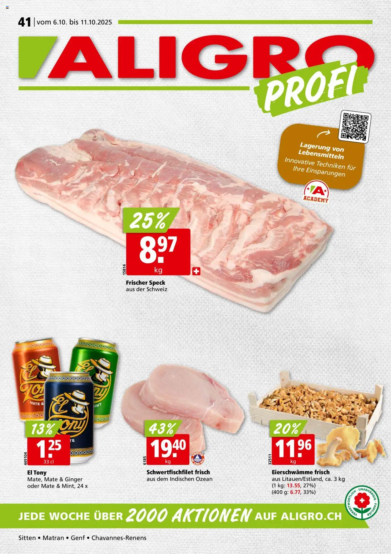 Aligro Aktionen ab 06.10.2025 - Seitennummer 1