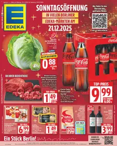 Vorschau von dem Prospekt des Geschäftes Edeka, gültig ab dem 15.12.2025