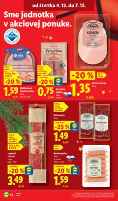 Náhľad Lidl letáku platného od 01.12.2025 | Strana: 72