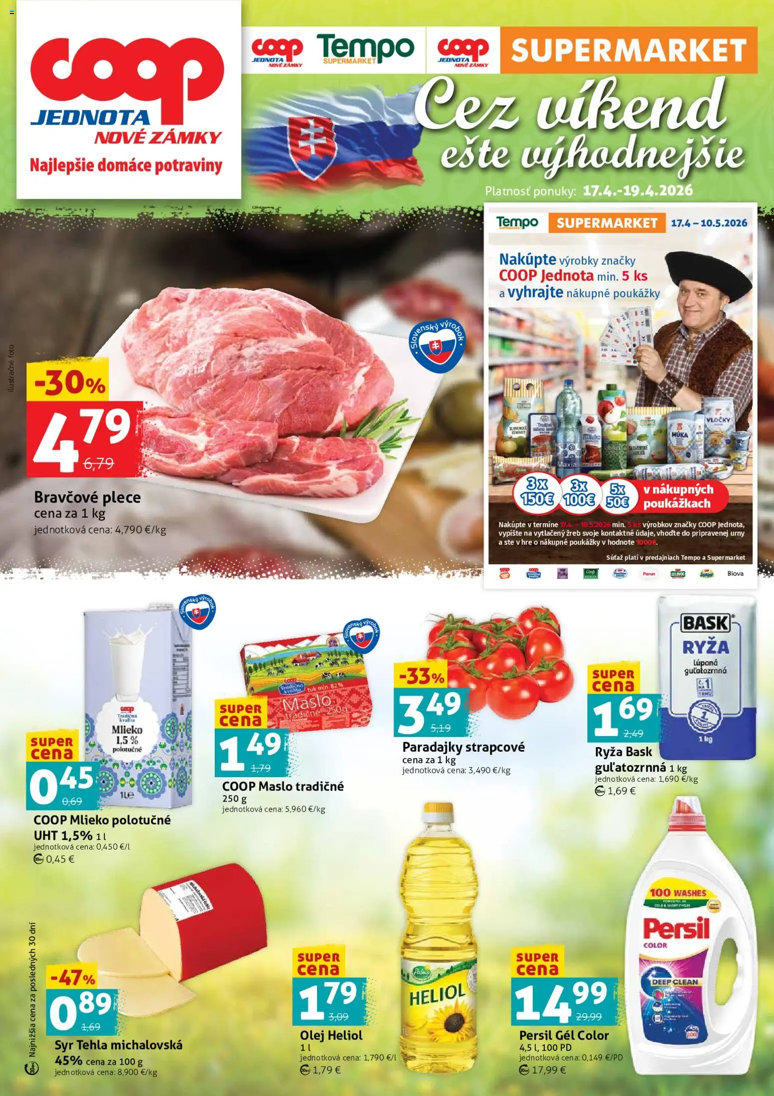 Náhľad COOP Jednota letáku platného od 17.04.2026