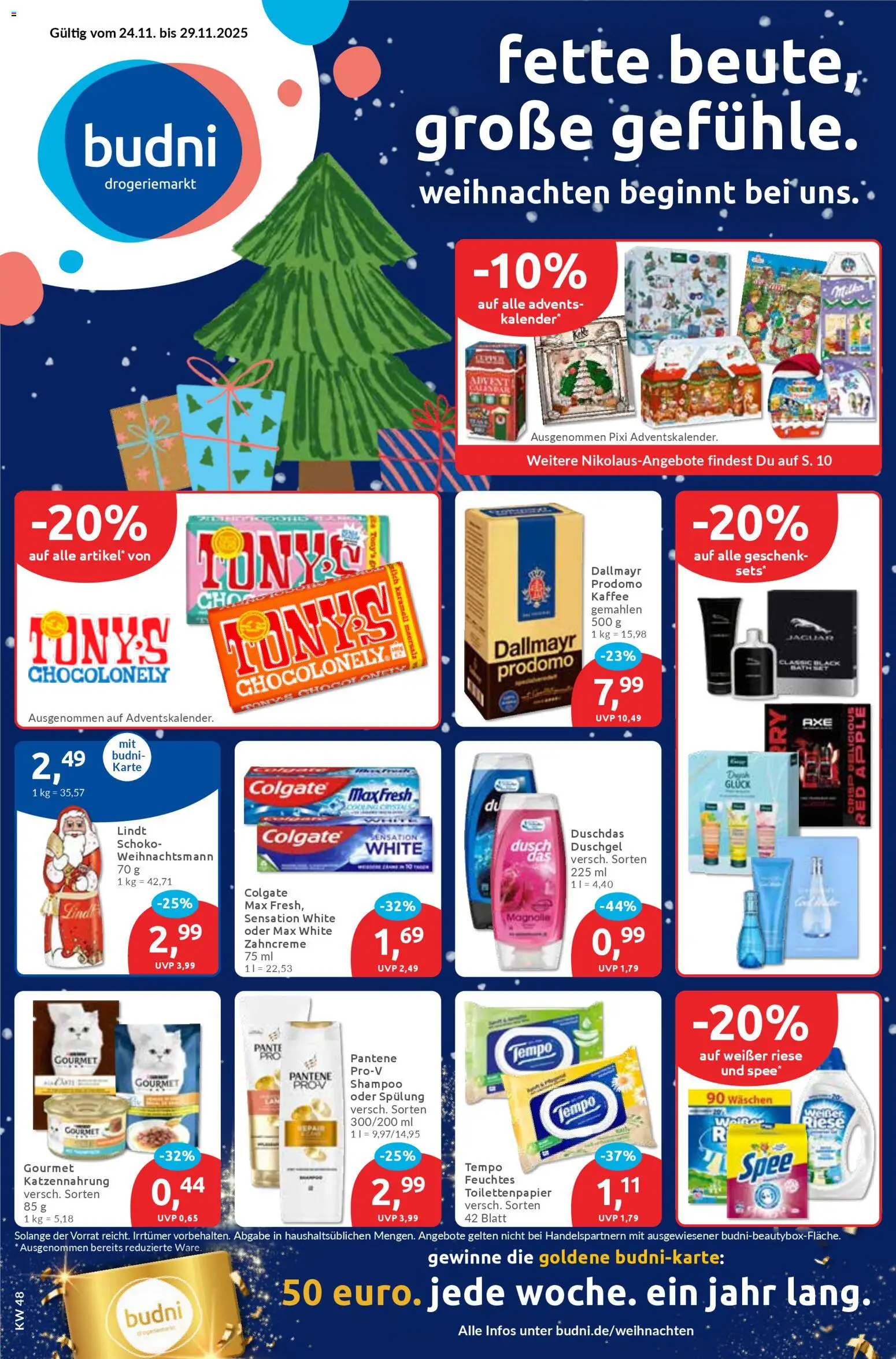 Vorschau von dem Prospekt des Geschäftes Budni, gültig ab dem 24.11.2025