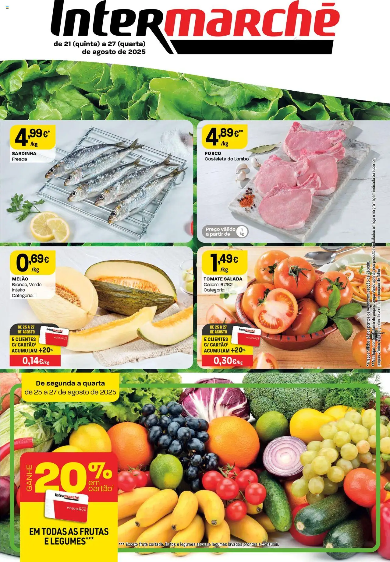 Intermarché Folheto de 21/08/2025 - catálogo esta semana - página 1