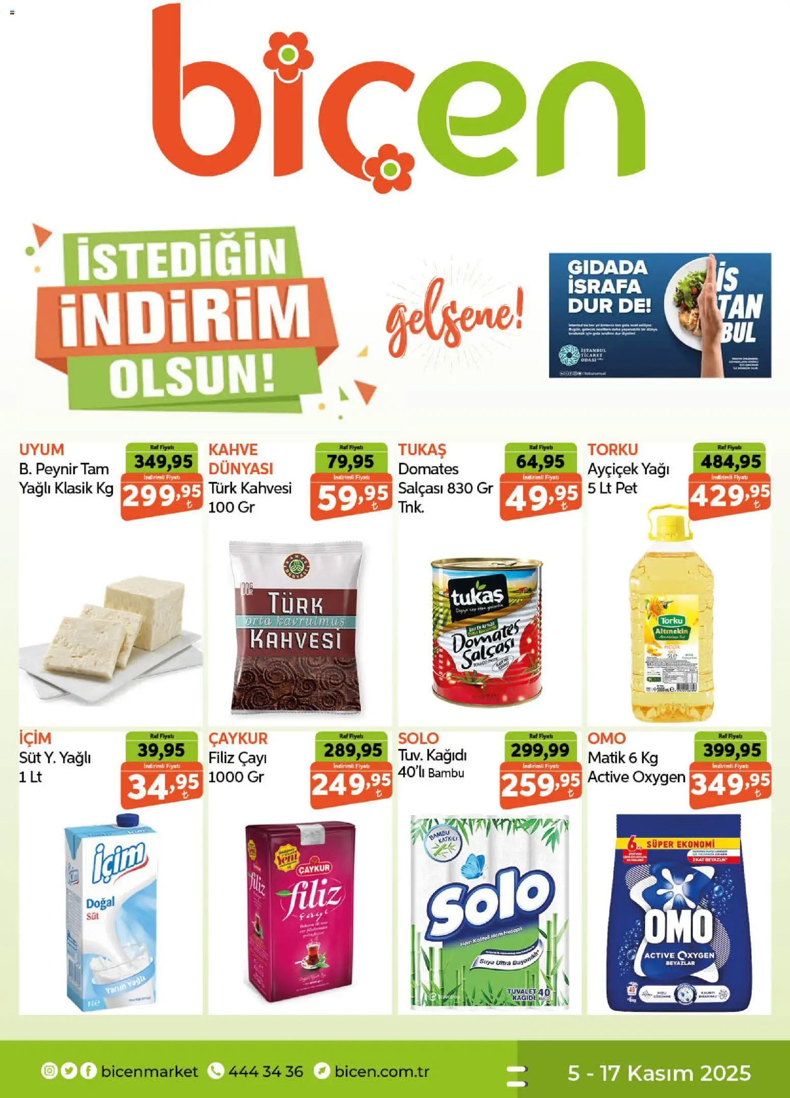 Biçen Market Katalog 05.11.2025 - Broşürünün önizlemesi
