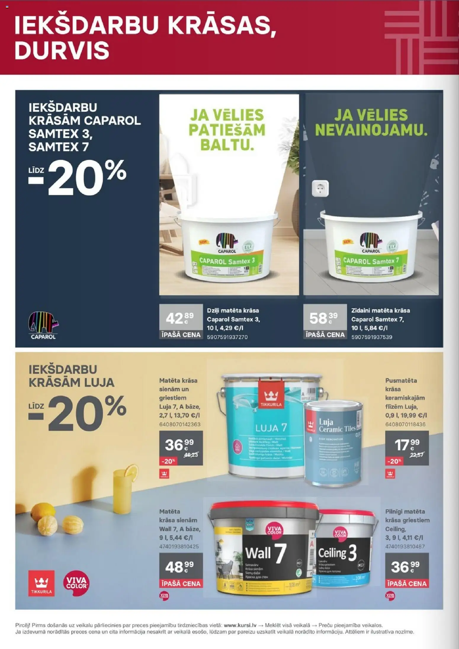 Skatīt Kurši akciju bukletu, derīgs no 2025.12.01