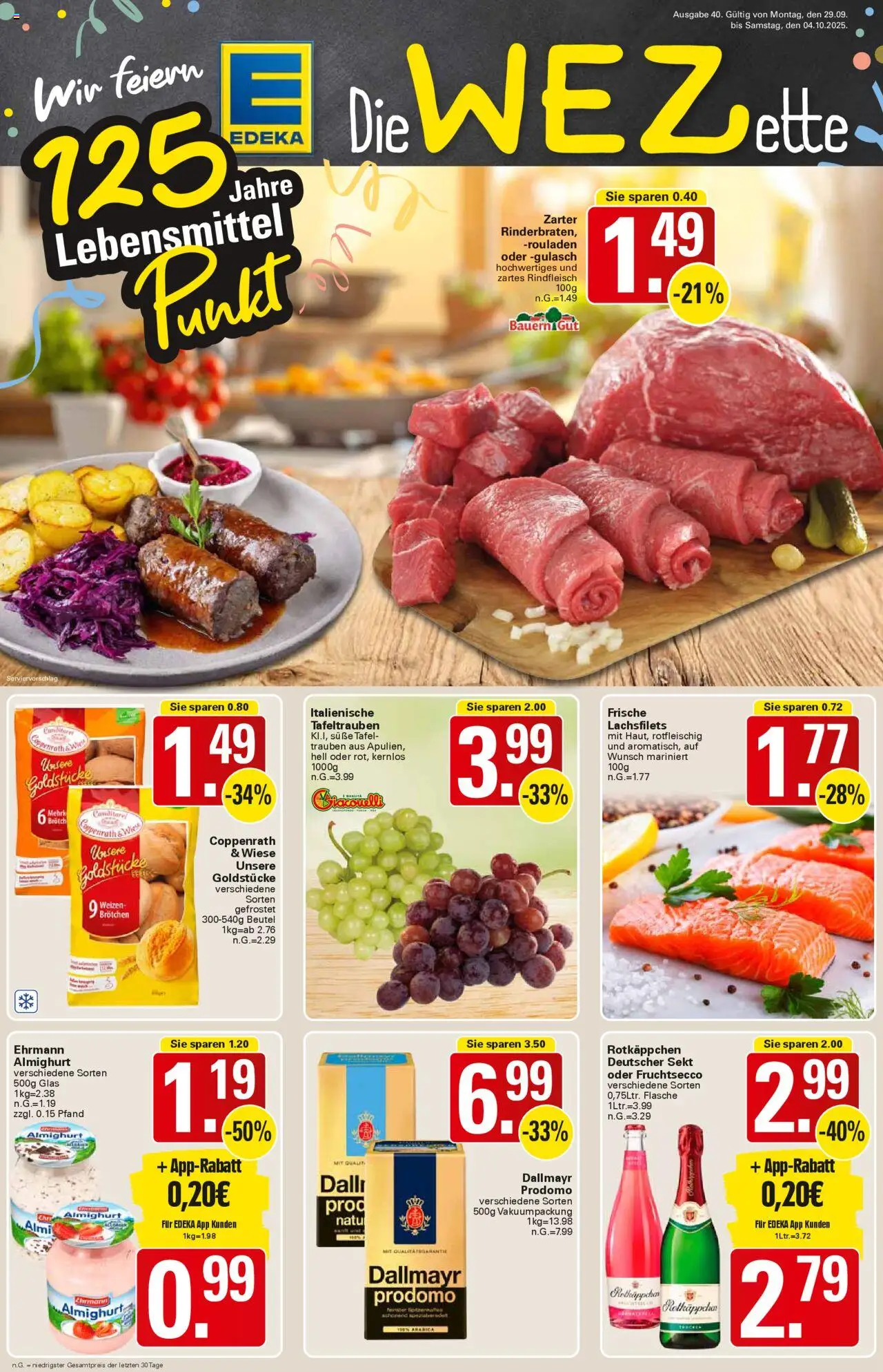 WEZ Prospekt (vom 22.09.2025 - 27.09.2025)