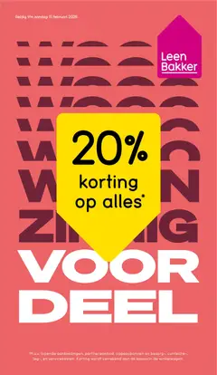 Voorbeeld van Folder van winkel Leen Bakker geldig vanaf 09-02-2026