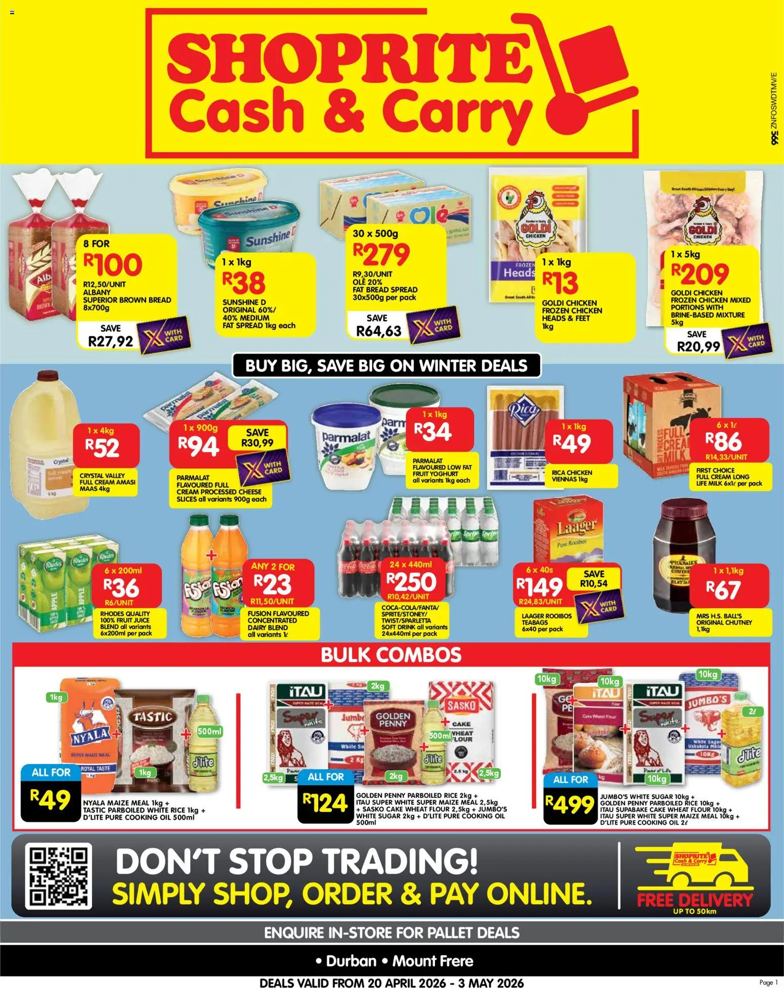 Preview of Shoprite flyer valid from 20/04/2026