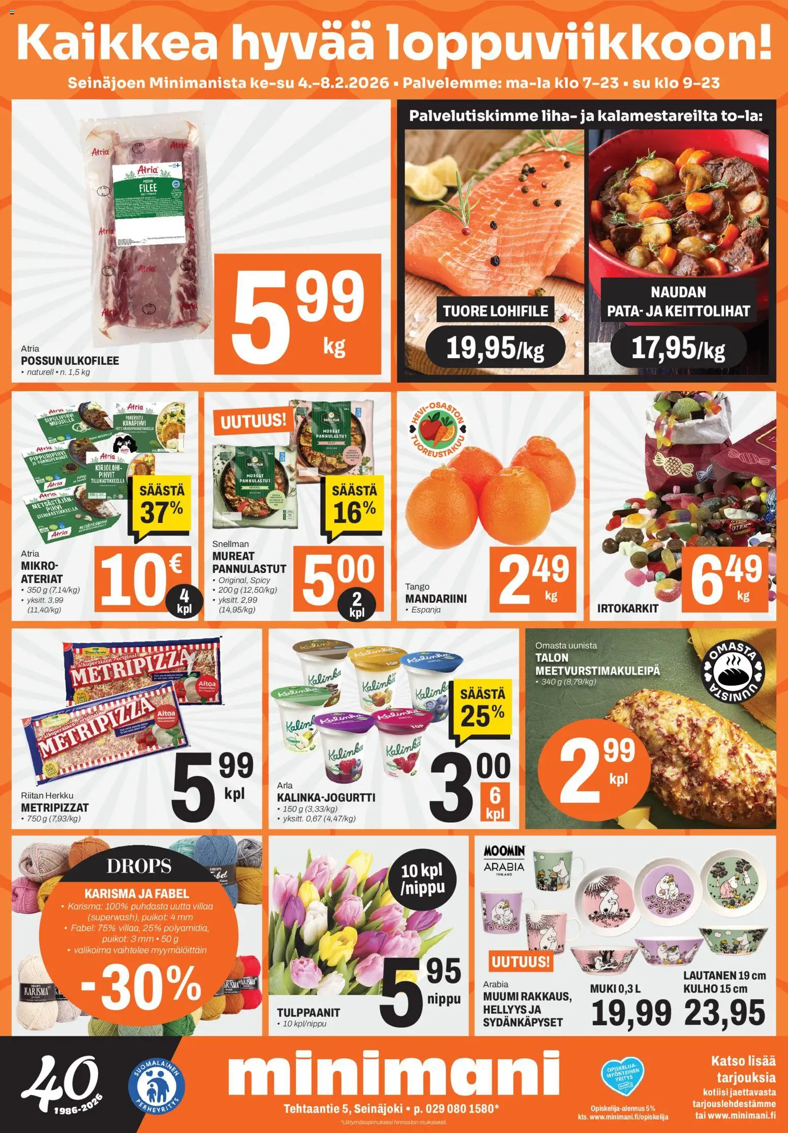 Kaupan Minimani Tarjoukset - Seinäjoki esikatselu, voimassa 04/02/2026