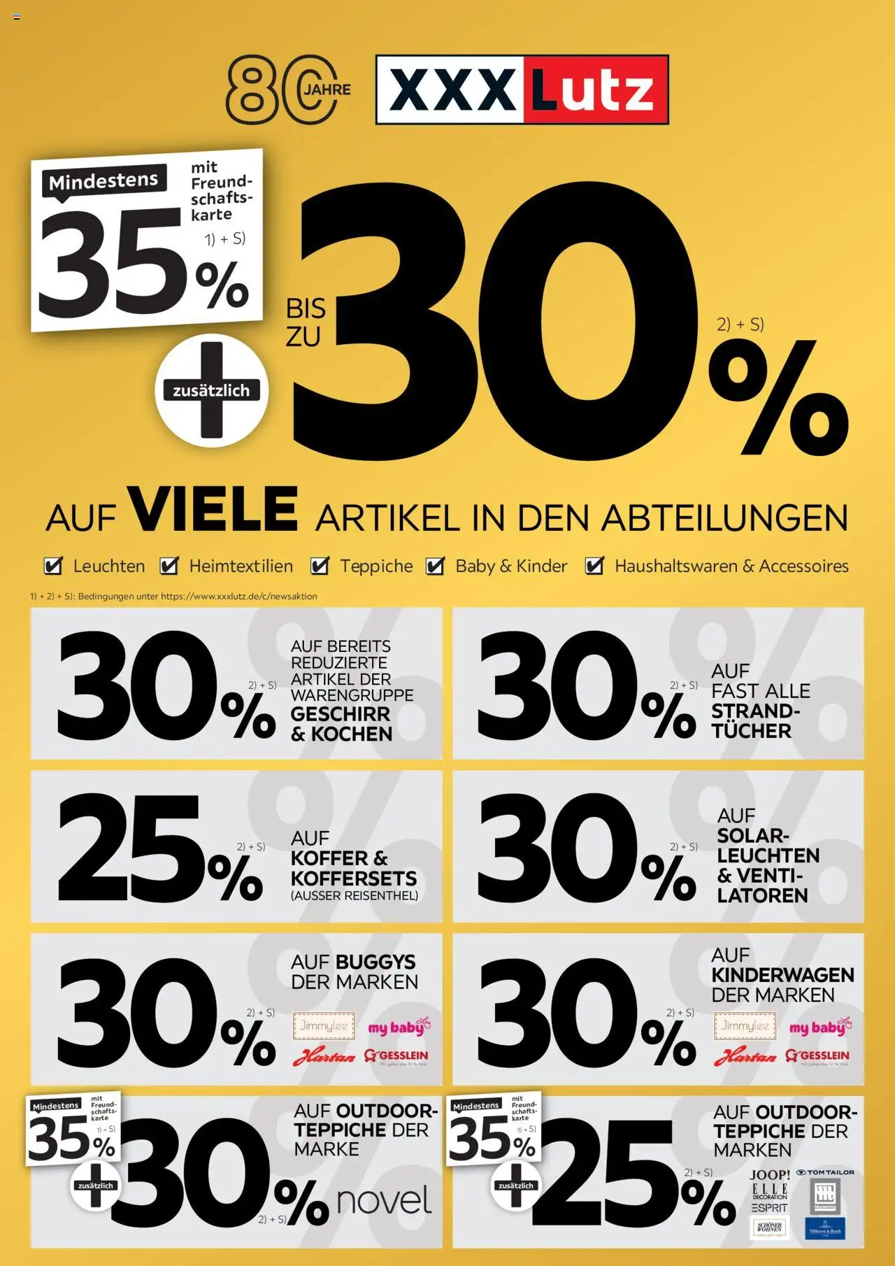 XXXL Lutz 80 Jahre Jubiläum (vom 16.07.2025 - 31.08.2025)