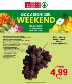 Anteprima dell'opuscolo Interspar volantino Weekend dal negozio Interspar valido da 23/04/2026