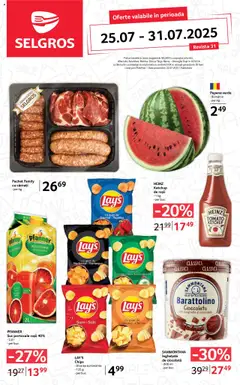 Previzualizarea de cataloage: Selgros Catalog - Food valabil de la 25.07.2025