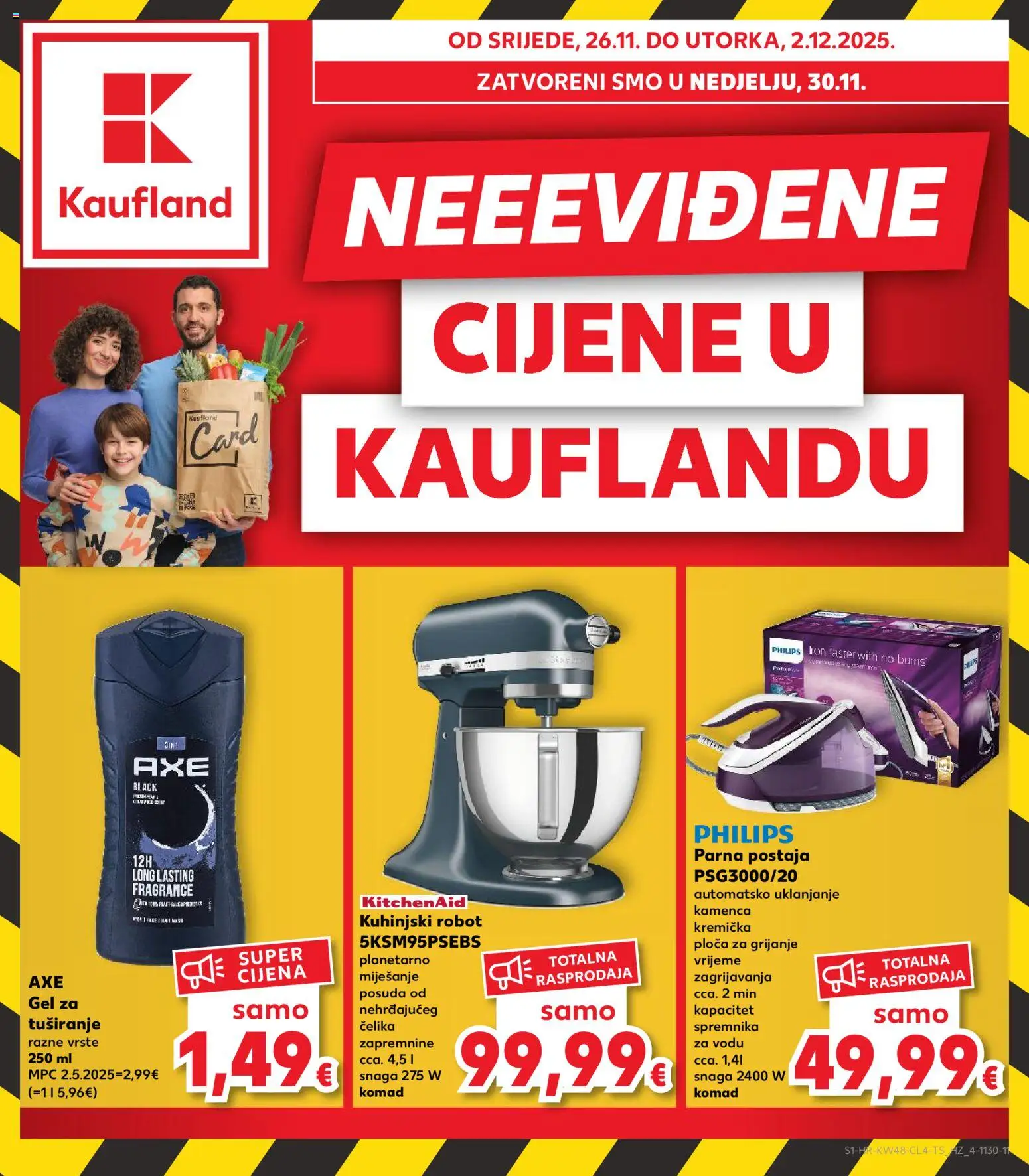 Pregled letka Split-Ravne njive trgovine Kaufland vrijedi od 26.11.2025