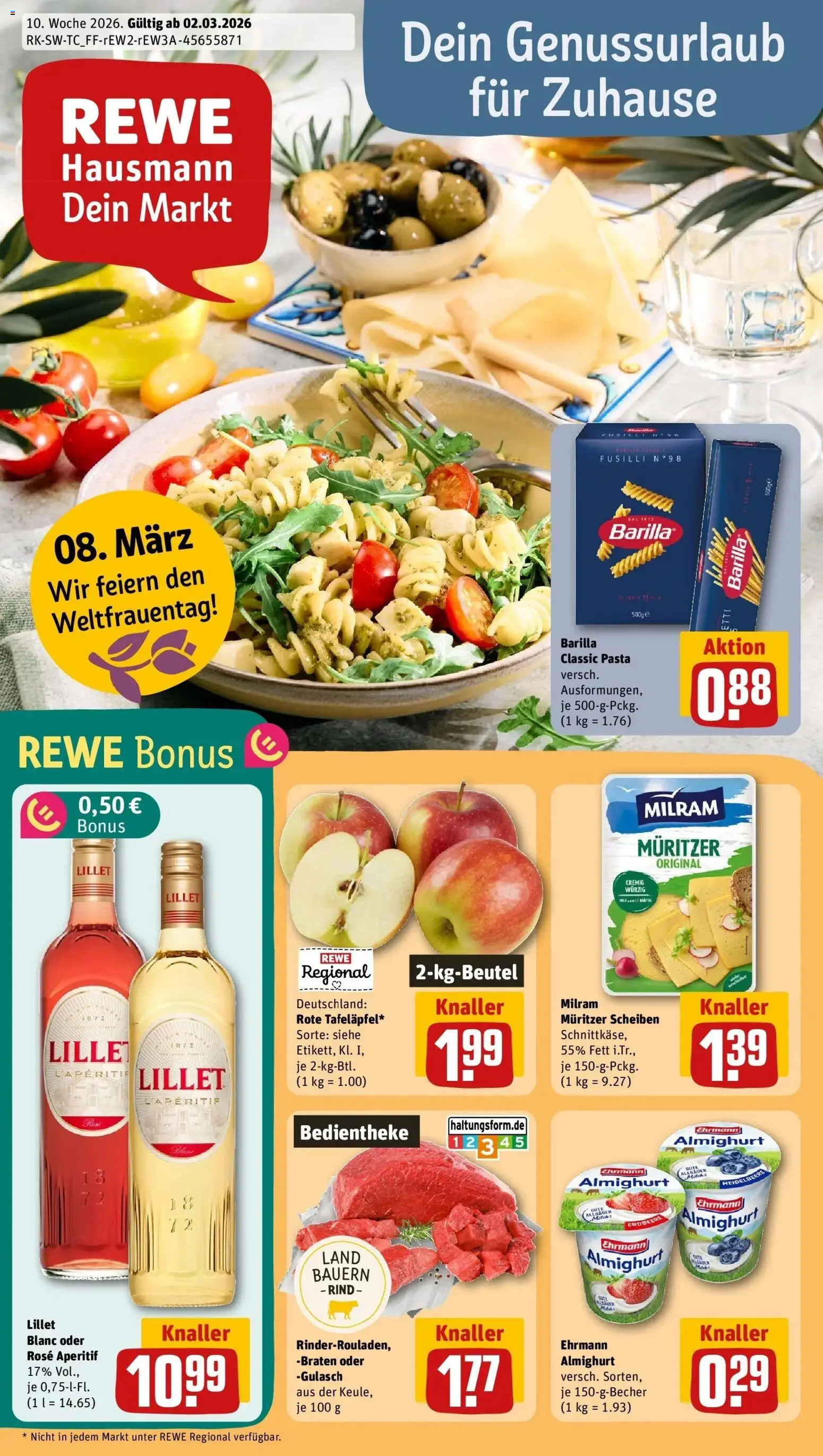Vorschau von dem Prospekt des Geschäftes Rewe, gültig ab dem 02.03.2026