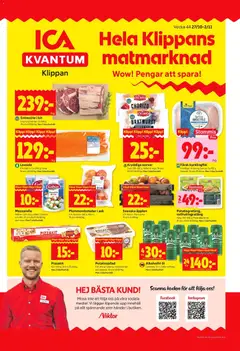 Förhandsgranska reklamblad Klippan från butik ICA Kvantum gäller från 27/10/2025