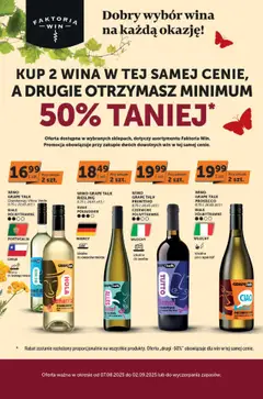 Pogląd gazetki "Faktoria Win" ze sklepu Groszek ważnej od 07.08.2025