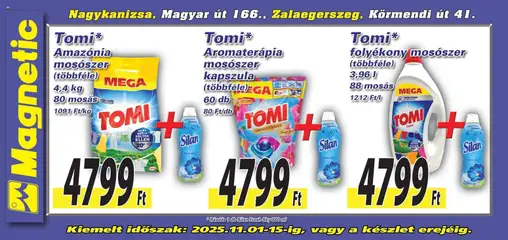 Magnetic - Aktuális óriásplakátok megtekintése, amely érvényes 2025.11.01.-től