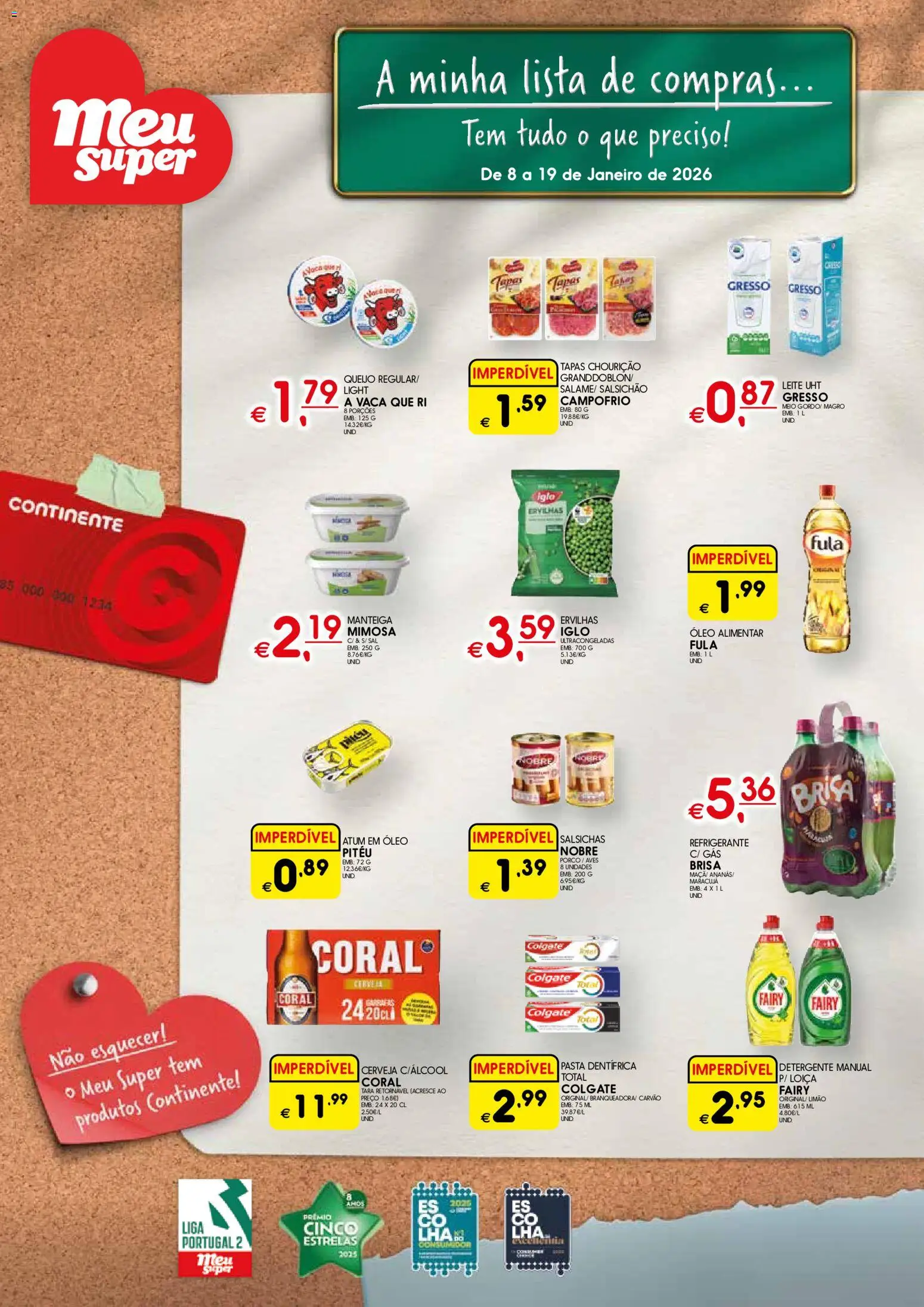Pré-visualização do folheto da loja Meu Super válida a partir de 08/01/2026