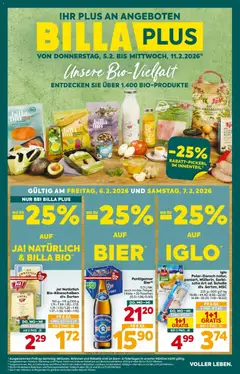 Vorschau der Angebote: Billa Plus BILLA PLUS: Flugblatt Südburgenland gültig ab 04.02.2026