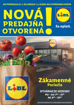 Náhľad Lidl letáku platného od 23.02.2026