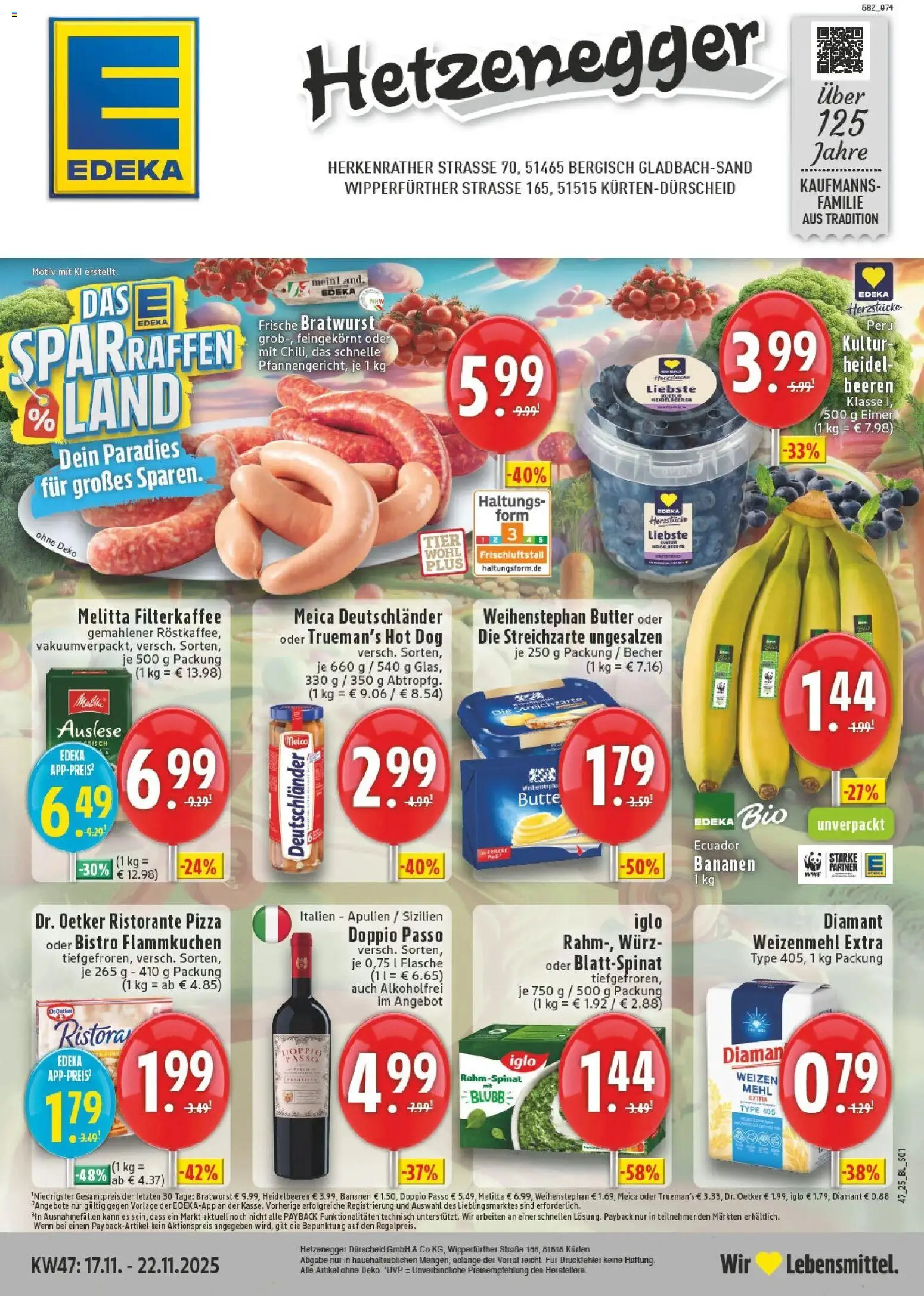 Vorschau von dem Prospekt des Geschäftes Edeka, gültig ab dem 17.11.2025