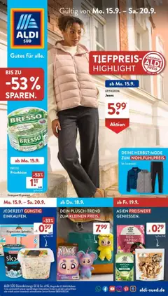 Vorschau von dem Prospekt des Geschäftes Aldi Süd, gültig ab dem 15.09.2025